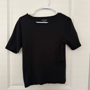 J.Crew Half Sleeve Black Tee